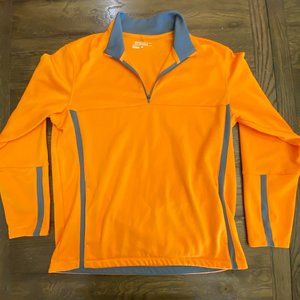 Nike Golf Tour Performance Orange Fleece Pullover Size L